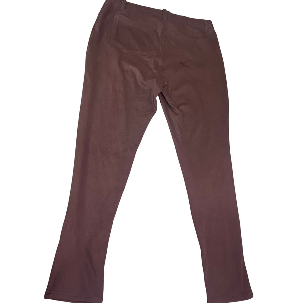 Bundle Women’s Size 16 Pants White Cargo Capris + Brown Straight Leg Pants - Picture 11 of 16